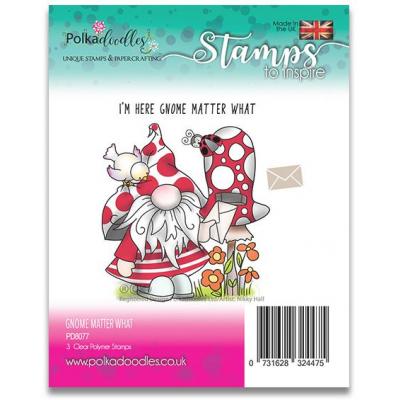 Polkadoodles Clear Stamps - Gnome Matter What